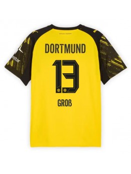 Borussia Dortmund Pascal Gross #13 Replika Hemmakläder 2025-26 Kortärmad Borussia Dortmund Pascal Gross #13 Replika Hemmakläder 2025-26 Kortärmad